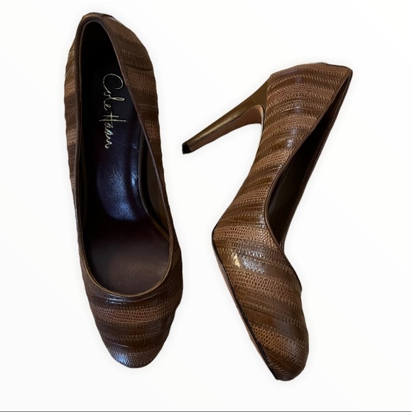 Cole Haan Brown Heels - Picture 1 of 9
